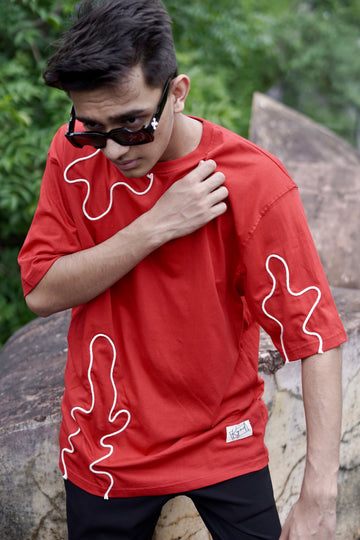 FIRE RED T-SHIRT
