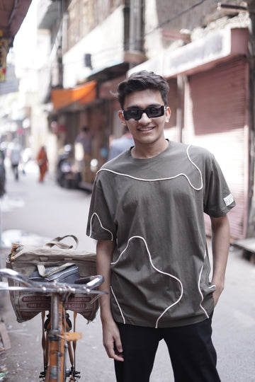 TRAILS OLIVE T-SHIRT