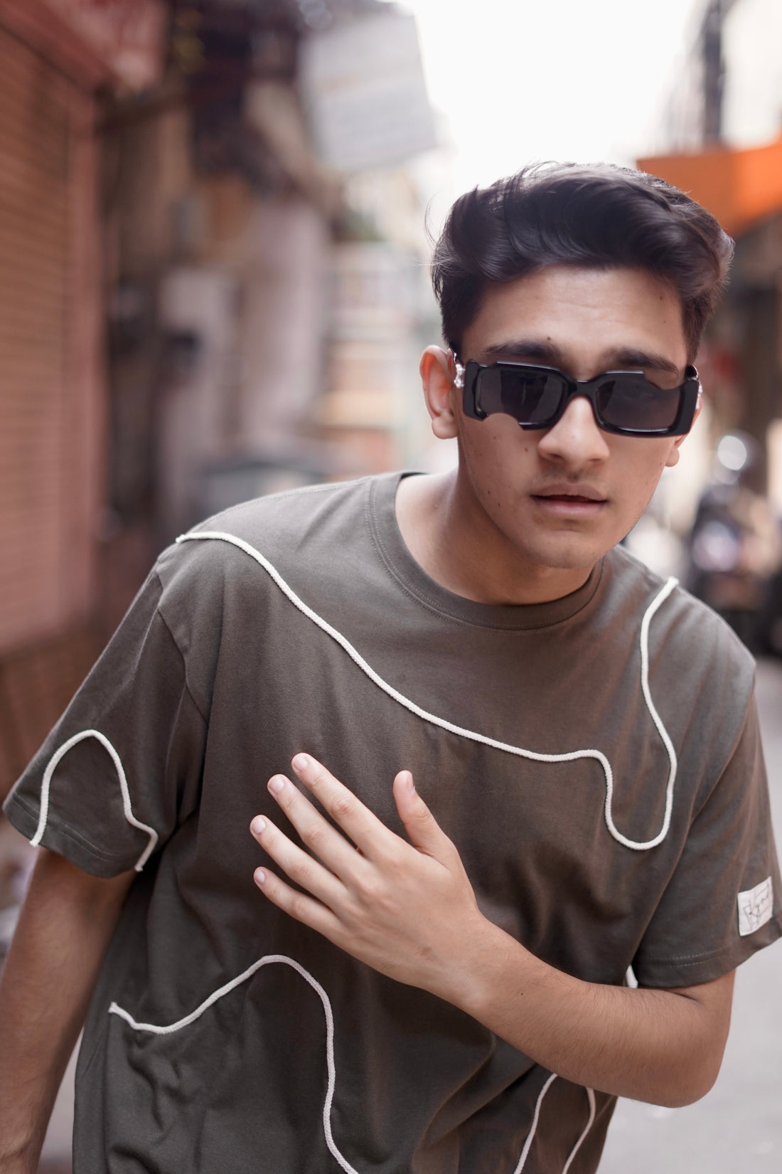 TRAILS OLIVE T-SHIRT